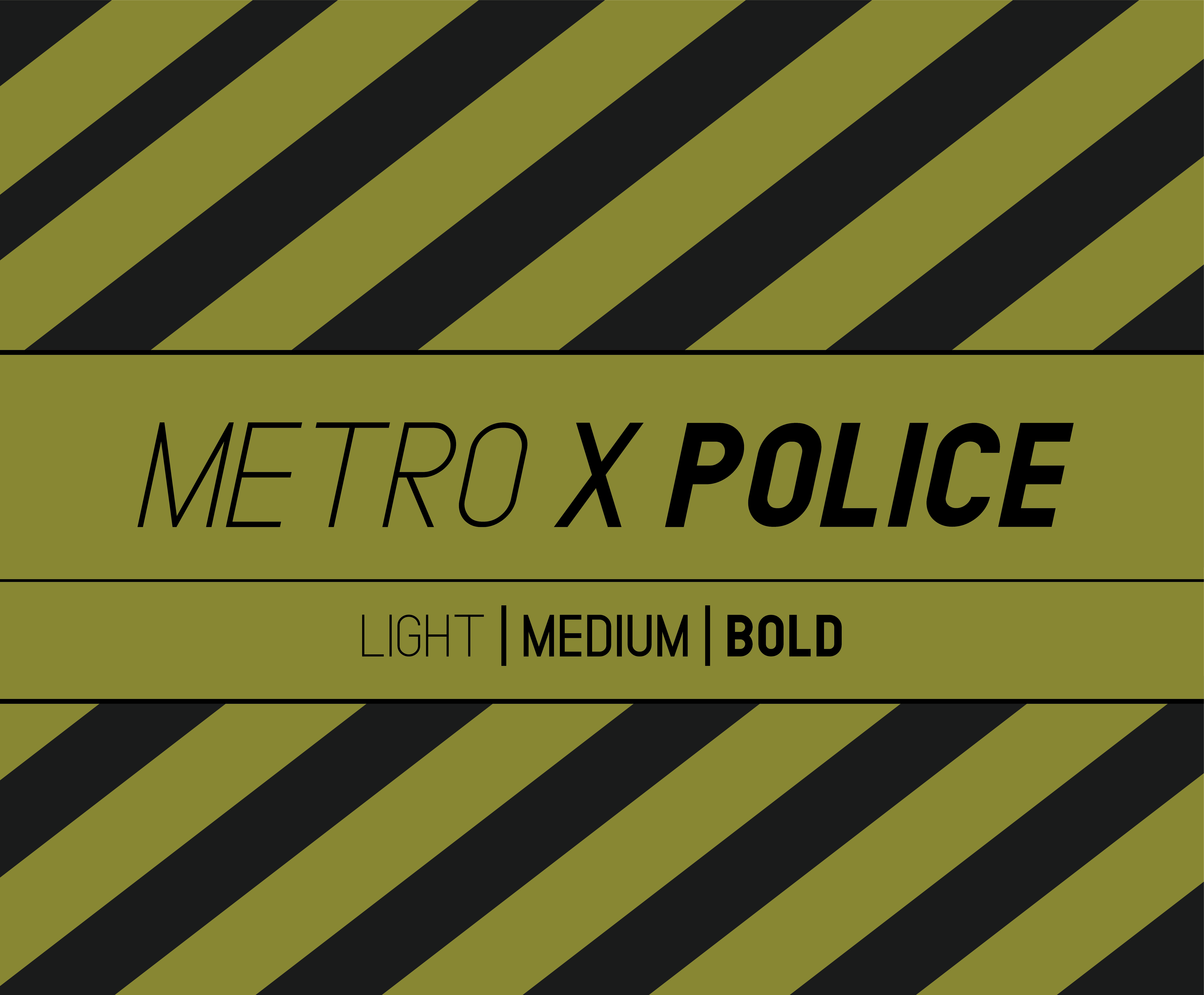 METRO POLICE BOLD